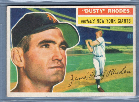 1956 Topps #50 Dusty Rhodes (GB) EX   GO98