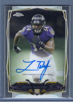 2014 Topps Chrome Mini  Lorenzo Taliaferro Auto