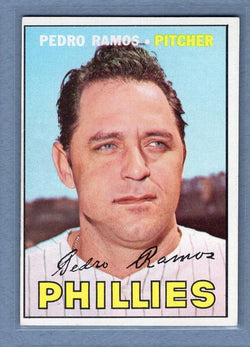 1967 Topps #187 Pedro Ramos EX  GO225