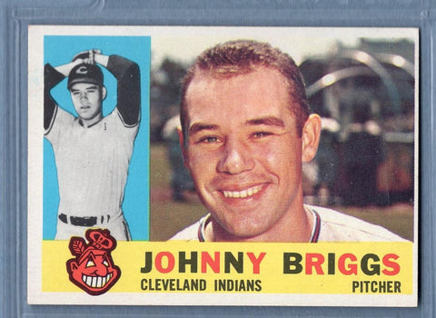 1960 Topps #376 Johnny Briggs EX-MT  Set Break C