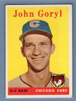 1958 Topps #384 John Goryl (a) VG  GO501