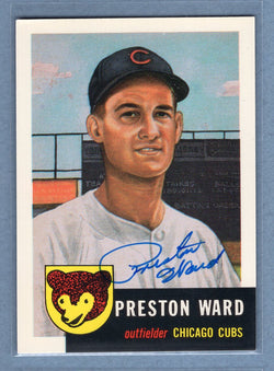 1991 Topps Archives #173 Preston Ward Autograph Auto signed