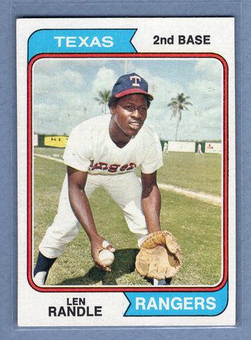 1974 Topps #446 Len Randle  EX-MT  GO900