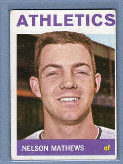 1964 Topps #366 Nelson Mathews (b) VG  GO441