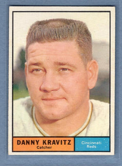 1961 Topps #166 Danny Kravitz EX   GO269