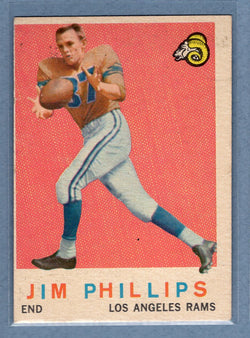 1959 Topps #142 Jim Phillips (a) VG-EX  GO801