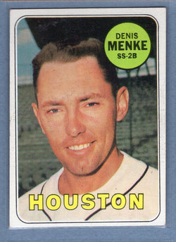 1969 Topps #487 Denis Menke(c) EX-MT  GO850
