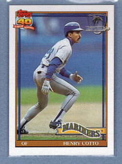 1991 Topps Desert Shield #634 Henry Cotto  NM  GO600