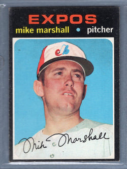 1971 Topps #713 Mike Marshall SP  EX  SB1