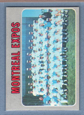 1970 Topps #509 Montreal Expos Team   EX-MT  GO900