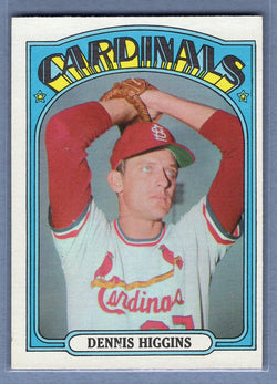 1972 Topps #278 Dennis Higgins Ex-Nm