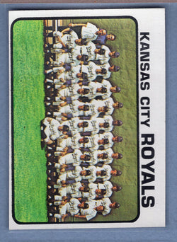 1973 Topps #347 Kansas City Rpyals Team  EX-MT  GO443
