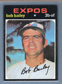 1971 Topps #157 Bob Bailey (st)(b) VG  GO950