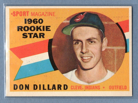 1960 Topps # 122 Don Dillard EX-MT High Grade Set Break