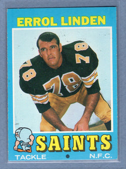 1971 Topps #117 Errol Linden (a) EX-MT  GO600