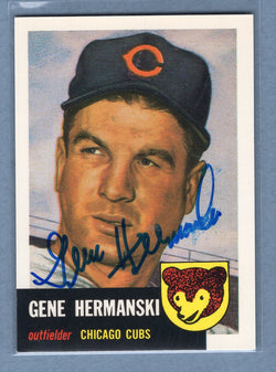 1991 Topps Archives #179 Gene Hermanski Autograph Auto signed