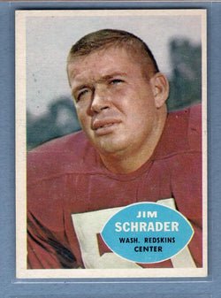1960 Topps #128 Jim Schrader EX-MT    GO123