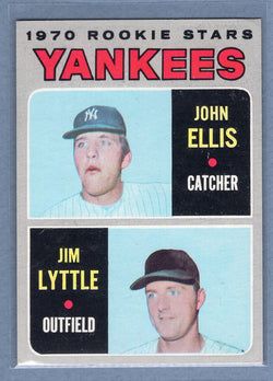 1970 Topps #516 Yankees Rookies (Ellis,Lyttle)   EX-MT  GO900