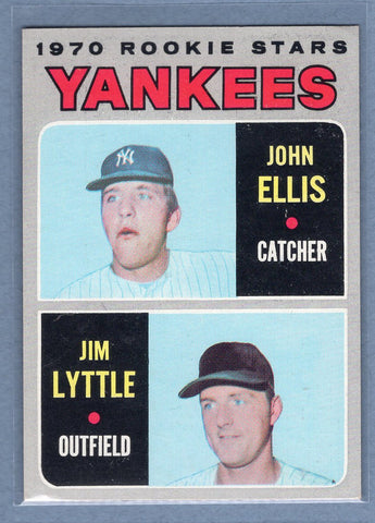 1970 Topps #516 Yankees Rookies (Ellis,Lyttle)   EX-MT  GO900