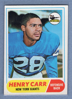 1968 Topps #57 Henry Carr (b) EX  GO207