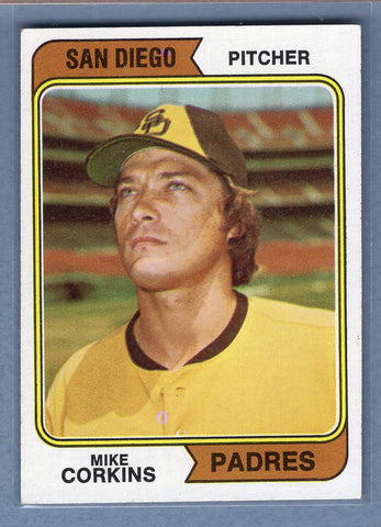 1974 Topps #546 Mike Corkins  EX-MT  GO900