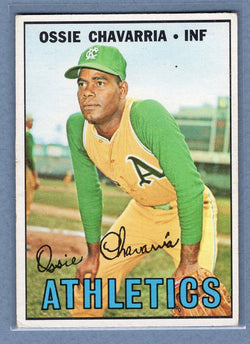 1967 Topps #344 Ossie Chavarria EX  GO215
