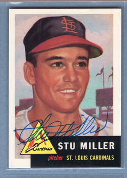 1991 Topps Archives #183 Stu Miller Autograph Auto signed