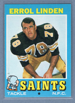 1971 Topps #117 Errol Linden (c) EX-MT  GO600