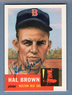 1991 Topps Archives #184 Hal Brown Autograph Auto signed