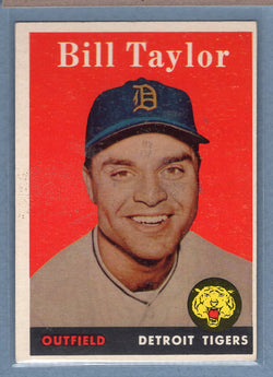 1958 Topps #389 Bill Taylor (mk)(st) VG  GO501