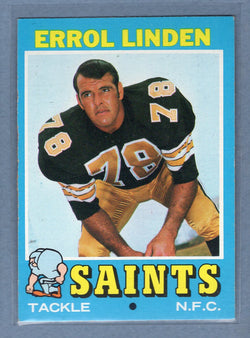 1971 Topps #117 Errol Linden (d) EX-MT  GO600