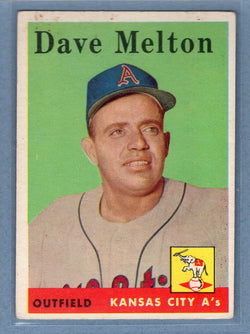 1958 Topps #391 Dave Melton (a) VG  GO501