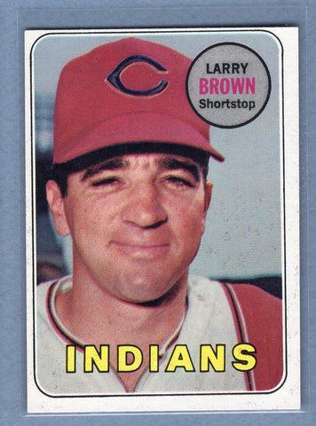 1969 Topps #503 Larry Brown (b) EX-MT  GO700