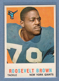 1959 Topps #114 Roosevelt Brown (HOF) EX-MT  GO87
