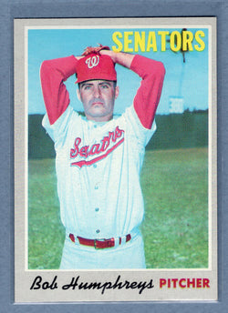 1970 Topps #538 Bob Humphreys   EX-MT  GO900