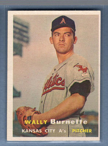 1957 Topps #13 Wally Burnette EX-MT  GO100