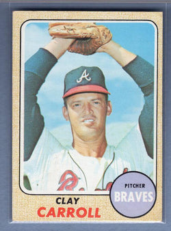 1968 Topps #412 Clay Carroll EX  GO534