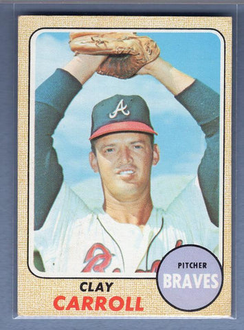 1968 Topps #412 Clay Carroll EX  GO534