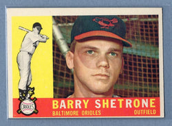 1960 Topps #348 Barry Shetrone EX   GO65