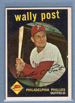 1959 Topps #398 Wally Post EX-MT  GO176