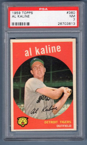 1959 Topps #360 Al Kaline (26703813) PSA 7
