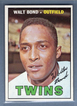 1967 Topps #224 Walt Bond EX-MT  GO523