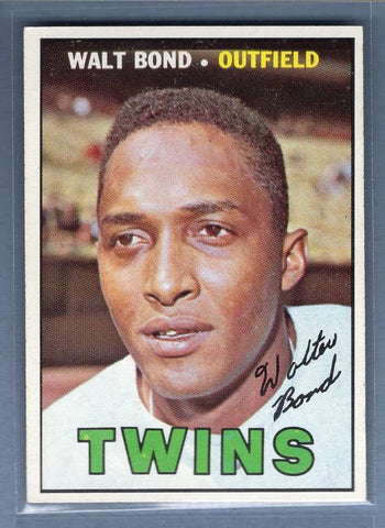 1967 Topps #224 Walt Bond EX-MT  GO523