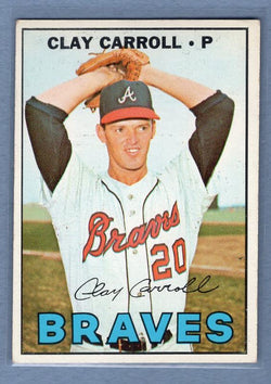 1967 Topps #219 Clay Carroll EX  GO225
