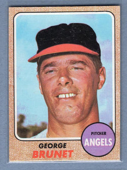 1968 Topps #347 George Brunet EX-MT  GO588