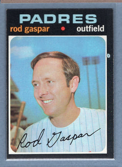 1971 Topps #383 Rod Gaspar  (a) EX-MT  GO550