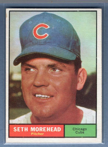 1961 Topps #107 Seth Morehead VG-EX     GO100