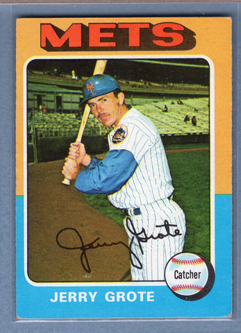 1975 Topps #158 Jerry Grote  EX  GO900
