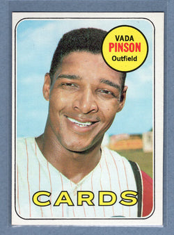 1969 Topps #160 Vada Pinson (c) EX-MT  GOWABB
