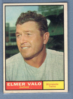 1961 Topps #186 Elmer Valo EX   GO269